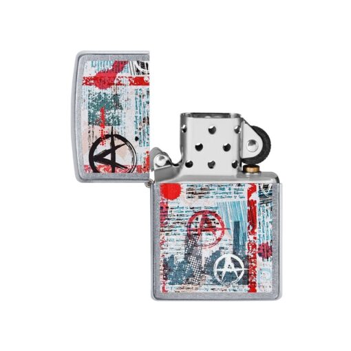 Zippo Anarchy Design Street Chrome - 49662 - Hình ảnh 2