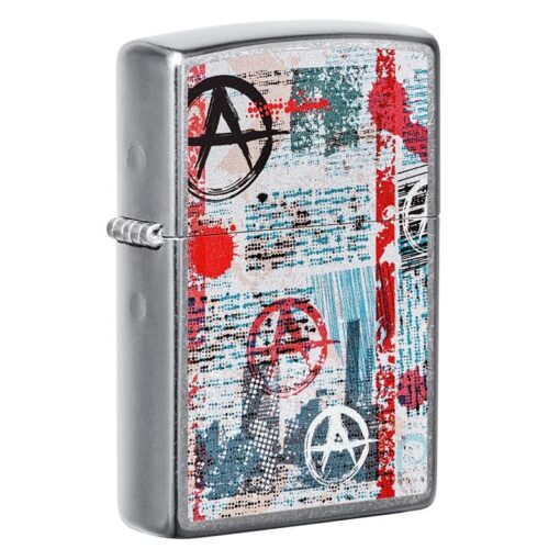 Zippo Anarchy Design Street Chrome - 49662