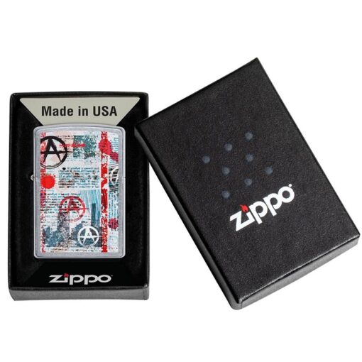 Zippo Anarchy Design Street Chrome - 49662 - Hình ảnh 5