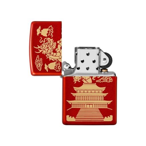 Zippo Eastern Design Dragon Design Metallic Red - 49517 - Hình ảnh 2