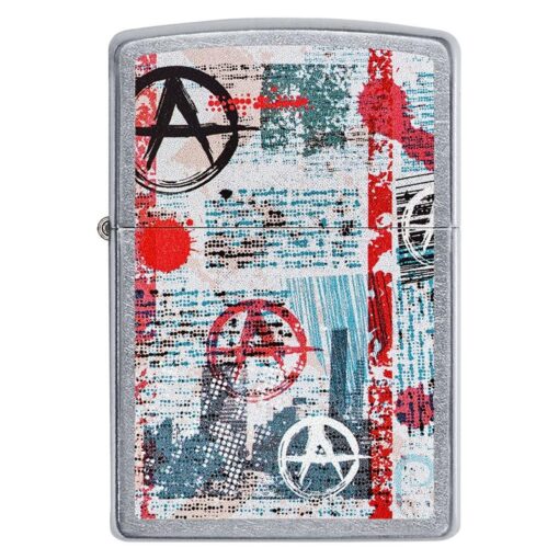 Zippo Anarchy Design Street Chrome - 49662 - Hình ảnh 3