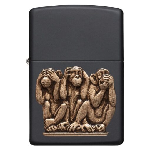 Zippo Three Monkeys Emblem - 29409 - Hình ảnh 3