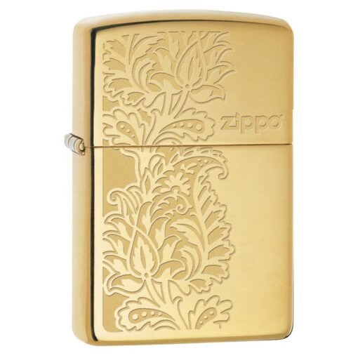 Zippo Paisley Zippo Design High Polish Brass - 29609
