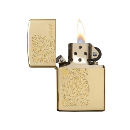 Zippo Paisley Zippo Design High Polish Brass - 29609 - Hình ảnh 2