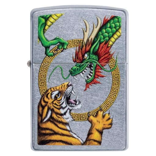 Zippo Chinese Dragon Street Chrome Design - 29837 - Hình ảnh 3