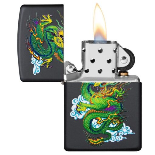 Zippo Dragon Black Matte – 29839 - Hình ảnh 4