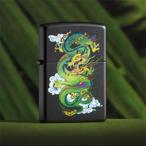 Zippo Dragon Black Matte – 29839 - Hình ảnh 7