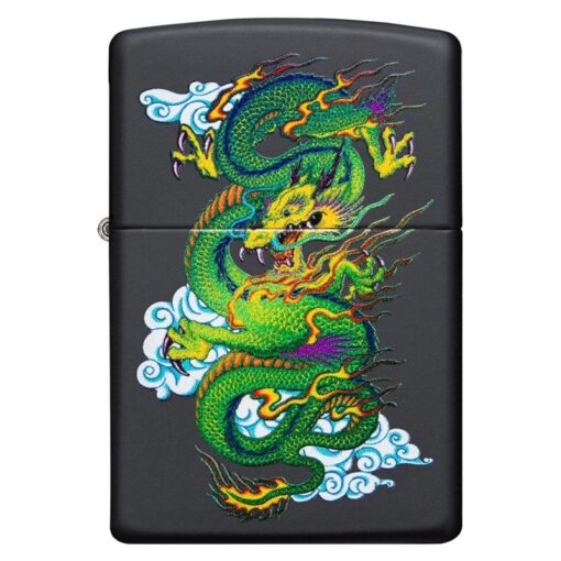 Zippo Dragon Black Matte – 29839 - Hình ảnh 3
