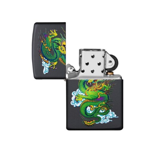 Zippo Dragon Black Matte – 29839 - Hình ảnh 2