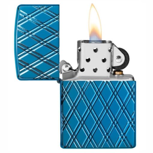 Zippo Armor High Polish Blue Diamonds - 29964 - Hình ảnh 4