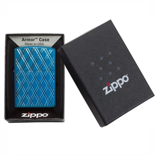 Zippo Armor High Polish Blue Diamonds - 29964 - Hình ảnh 6