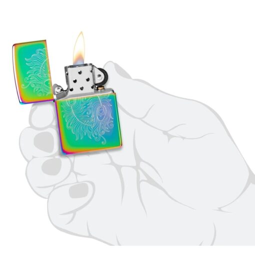 Zippo Laser Engraved Spiritual Design Multi Color - 48390 - Hình ảnh 5