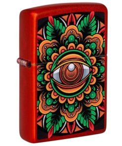 Zippo Counter Culture Eye Design Metallic Red - 48678