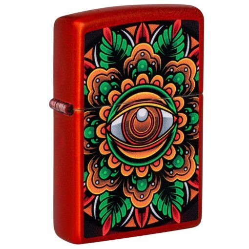 Zippo Counter Culture Eye Design Metallic Red - 48678