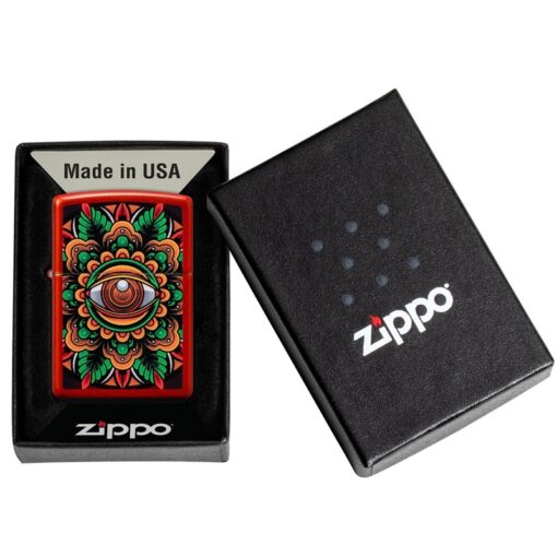 Zippo Counter Culture Eye Design Metallic Red - 48678 - Hình ảnh 6