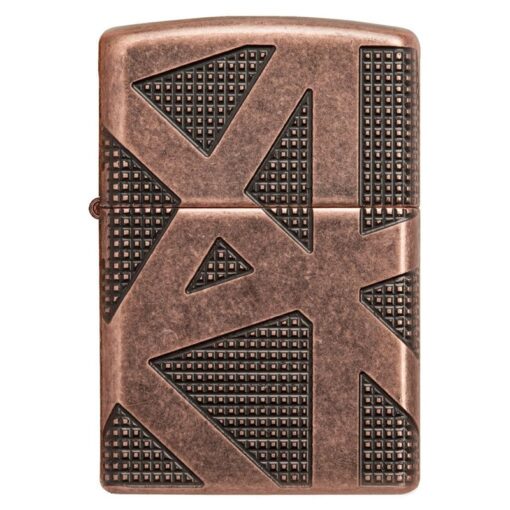 Zippo Armor Geometric 360 Design Antique Copper - 49036 - Hình ảnh 3