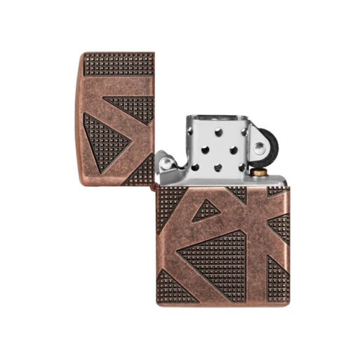 Zippo Armor Geometric 360 Design Antique Copper - 49036 - Hình ảnh 2