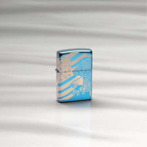 Zippo Patriotic Design High Polish Blue - 49046 - Hình ảnh 9