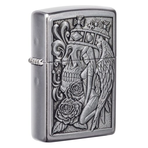 Zippo Skull and Angel Emblem Design - 49442