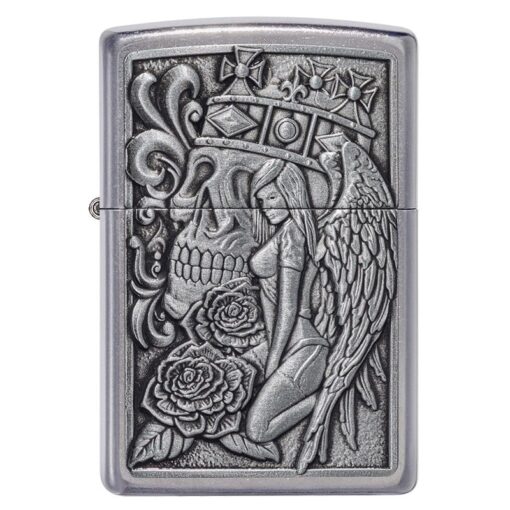 Zippo Skull and Angel Emblem Design - 49442 - Hình ảnh 3