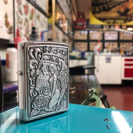 Zippo Skull and Angel Emblem Design - 49442 - Hình ảnh 7