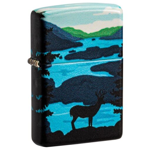 Zippo Deer Landscape Design 540 Color - 49483