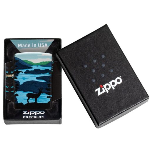 Zippo Deer Landscape Design 540 Color - 49483 - Hình ảnh 8