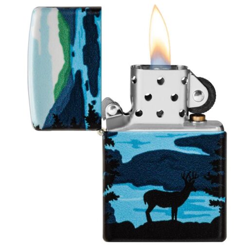 Zippo Deer Landscape Design 540 Color - 49483 - Hình ảnh 4