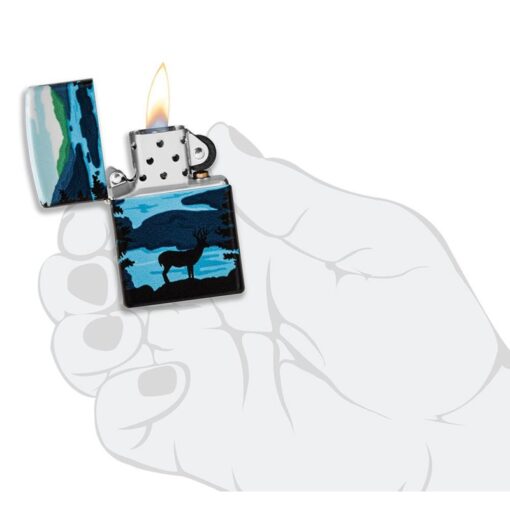 Zippo Deer Landscape Design 540 Color - 49483 - Hình ảnh 9