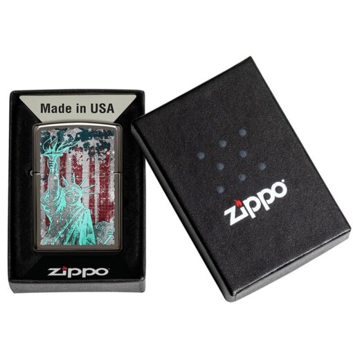 Zippo Statue Of Liberty Design - 49663 - Hình ảnh 5