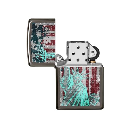 Zippo Statue Of Liberty Design - 49663 - Hình ảnh 2