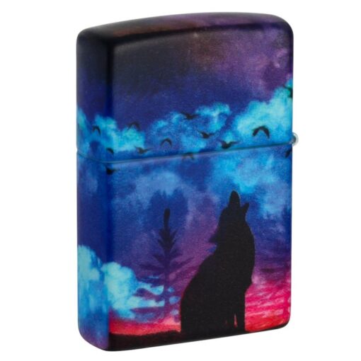 Zippo Wolf Howling Design 540 Color - 49683 - Hình ảnh 6