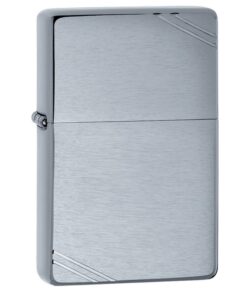 Zippo Brushed Chrome Vintage with Slashes - 230