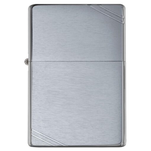 Zippo Brushed Chrome Vintage with Slashes - 230 - Hình ảnh 3