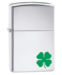 Zippo A Bit O’ Luck Clover Polished Chrome - 24007