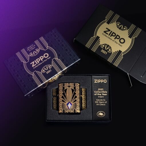 Zippo 2021 Collectible Of The Year - Zippo Salute To 100 Years Of Art Deco - 49501 - Hình ảnh 9