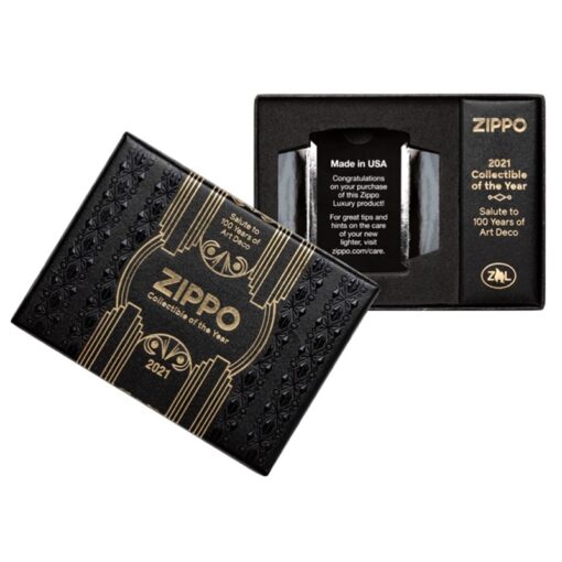 Zippo 2021 Collectible Of The Year - Zippo Salute To 100 Years Of Art Deco - 49501 - Hình ảnh 7