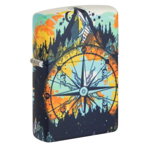 Zippo Compass Design 540 Color Glow In The Dark - 49805