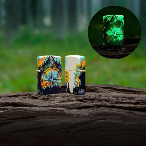 Zippo Compass Design 540 Color Glow In The Dark - 49805 - Hình ảnh 11