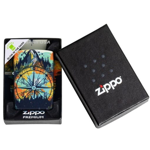 Zippo Compass Design 540 Color Glow In The Dark - 49805 - Hình ảnh 9