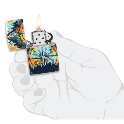 Zippo Compass Design 540 Color Glow In The Dark - 49805 - Hình ảnh 10