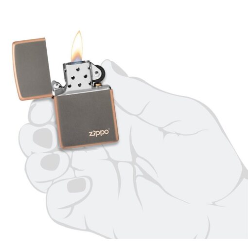 Zippo Rustic Bronze with Zippo Logo – 49839ZL - Hình ảnh 6