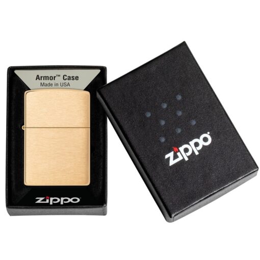 Zippo Armor Brushed Brass - 168 - Hình ảnh 8