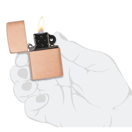 Zippo Solid Copper Case With Black Coated Stainless Steel Insert – 48107 - Hình ảnh 7