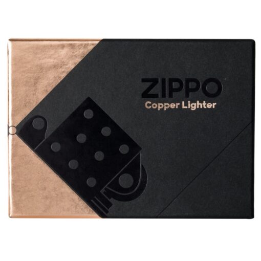 Zippo Solid Copper Case With Black Coated Stainless Steel Insert – 48107 - Hình ảnh 6
