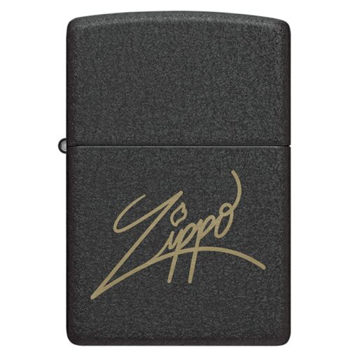 Zippo Classic Black Crackle Laser Engrave - 48143 - Hình ảnh 3