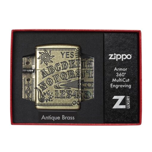 Zippo Armor MultiCut Ouija Board Antique Brass - 49001 - Hình ảnh 7