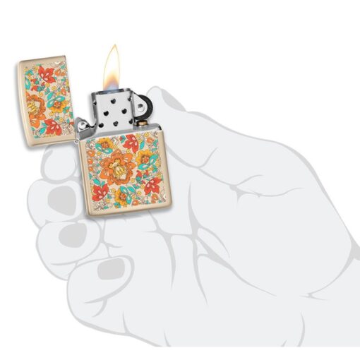 Zippo Vintage Floral Design - 49770 - Hình ảnh 5