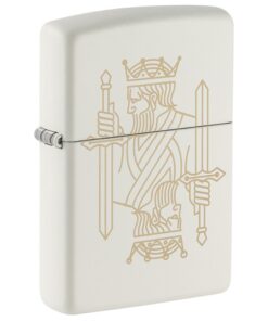 Zippo King Queen Design White Matte - 49847