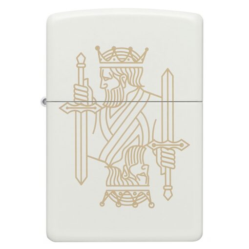 Zippo King Queen Design White Matte - 49847 - Hình ảnh 3